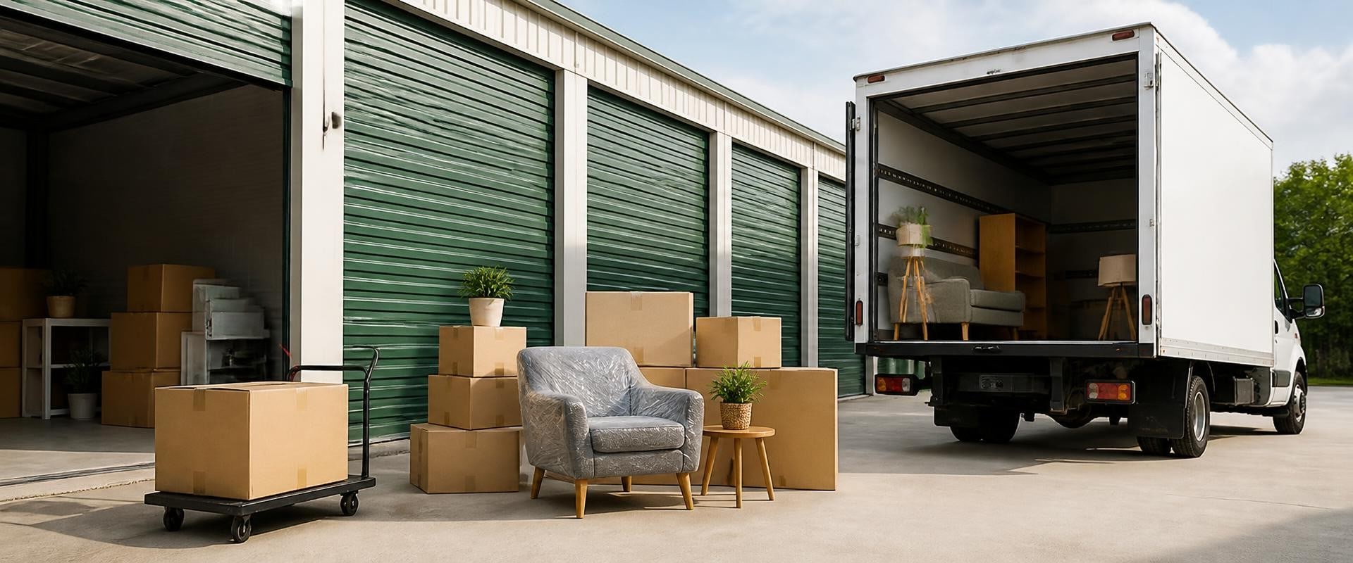 The Benefits of Combining Truck Rentals With Temporary Storage Solutions