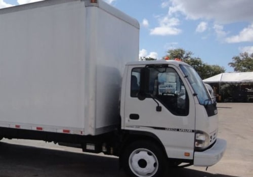 How many gallons does a 16ft box truck hold?